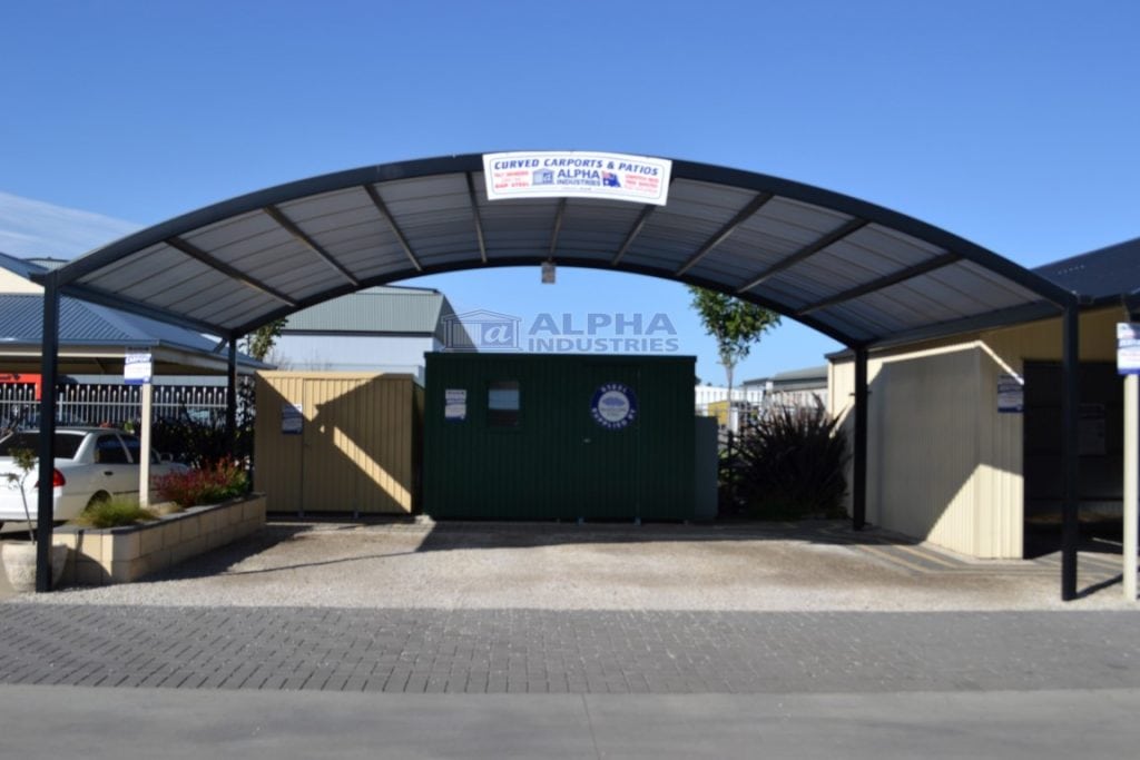 Our Curved Patios Alpha Industries Custom Built COLORBOND® Patios
